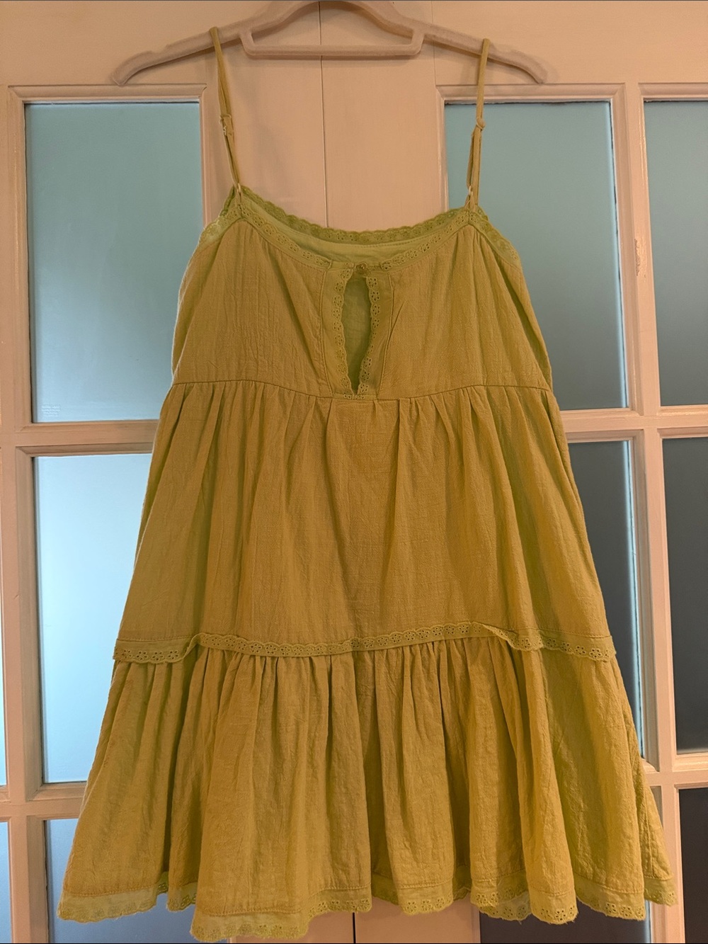 Kendall & Kylie Lime Green Tiered Sundress